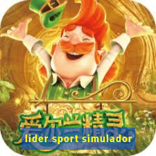 lider sport simulador